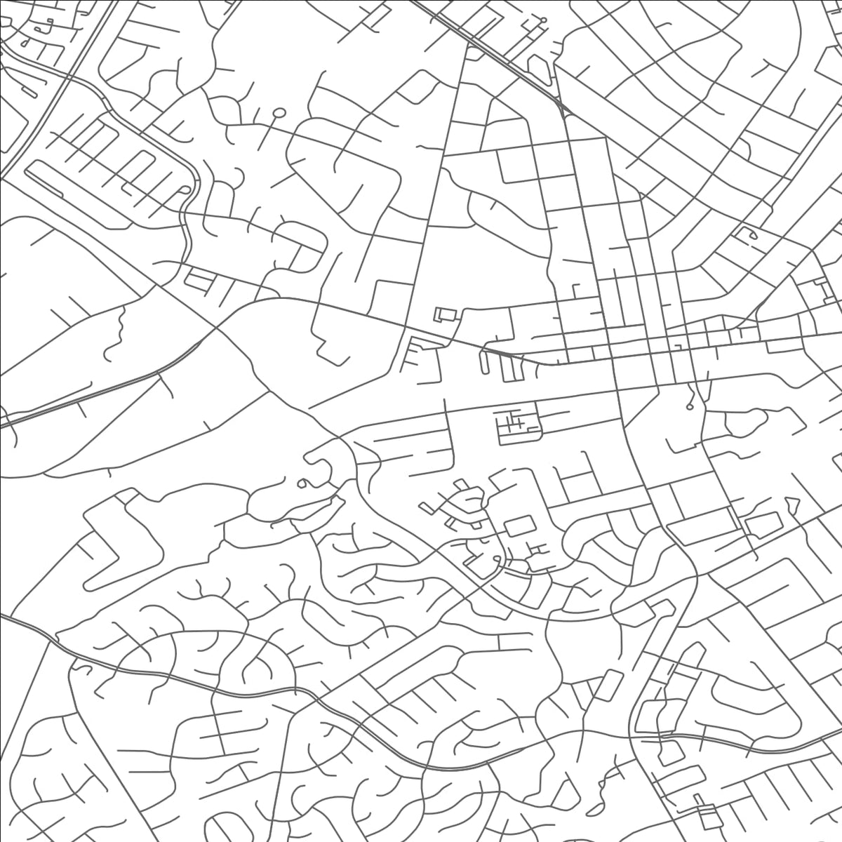 ROAD MAP OF MANASSAS, VIRGINIA BY MAPBAKES