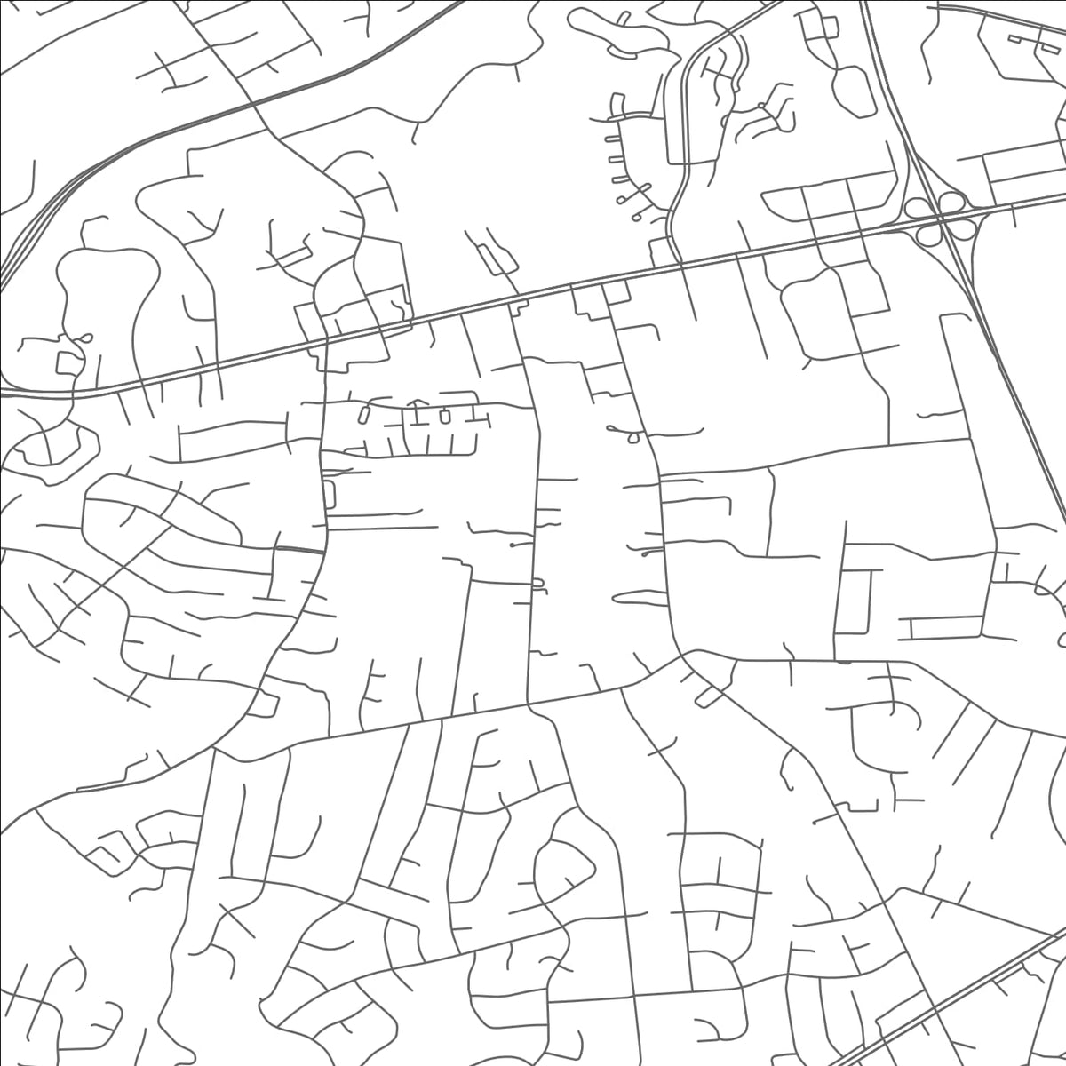 ROAD MAP OF MANCHESTER, VIRGINIA BY MAPBAKES