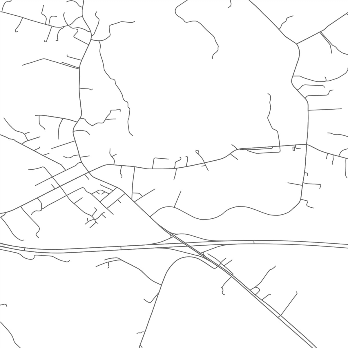 ROAD MAP OF MARSHALL, VIRGINIA BY MAPBAKES