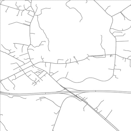 ROAD MAP OF MARSHALL, VIRGINIA BY MAPBAKES