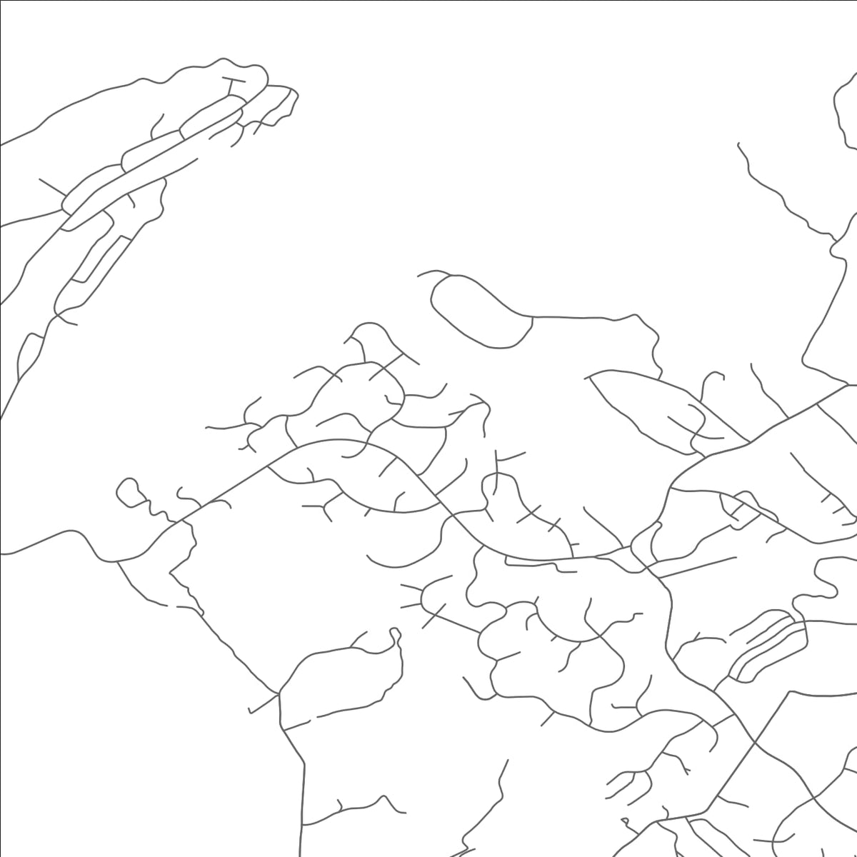 ROAD MAP OF MASSANUTTEN, VIRGINIA BY MAPBAKES