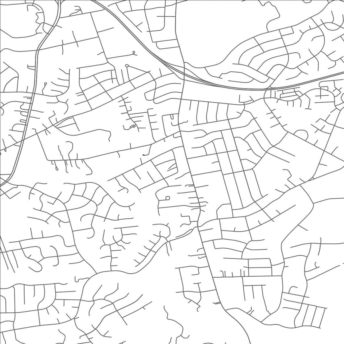ROAD MAP OF MEADOWBROOK, VIRGINIA BY MAPBAKES
