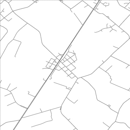 ROAD MAP OF MELFA, VIRGINIA BY MAPBAKES