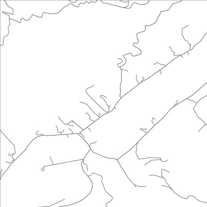 ROAD MAP OF MENDOTA, VIRGINIA BY MAPBAKES