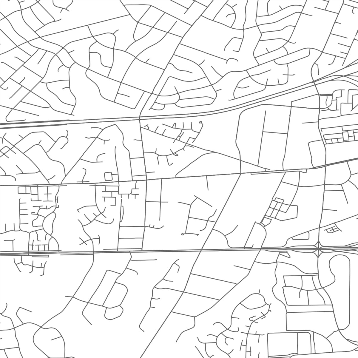 ROAD MAP OF MERRIFIELD, VIRGINIA BY MAPBAKES