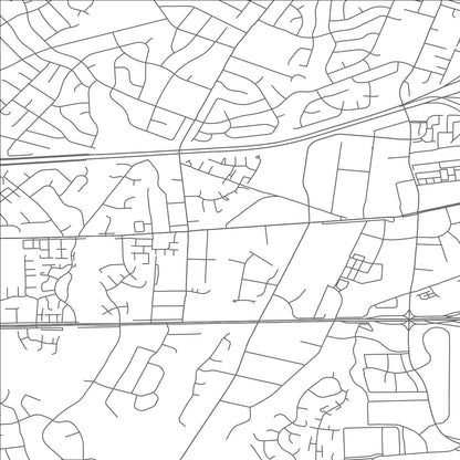 ROAD MAP OF MERRIFIELD, VIRGINIA BY MAPBAKES