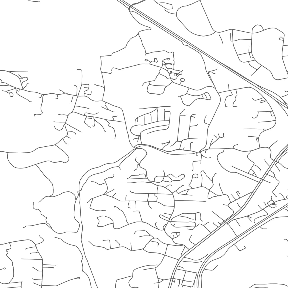 ROAD MAP OF MERRIMAC, VIRGINIA BY MAPBAKES