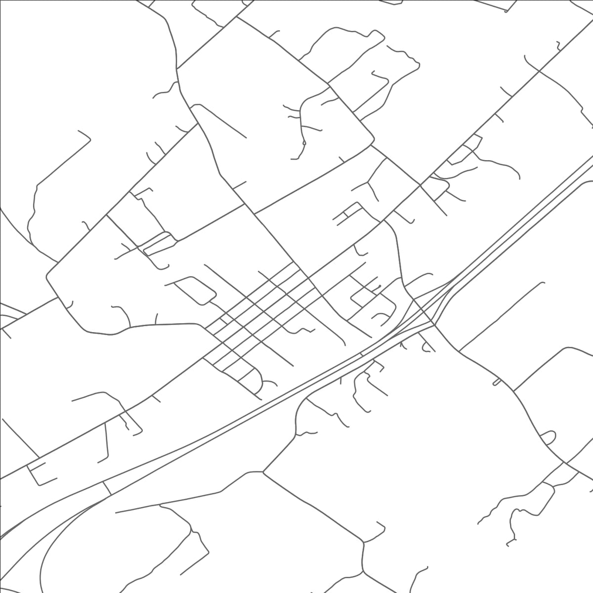 ROAD MAP OF MIDDLETOWN, VIRGINIA BY MAPBAKES