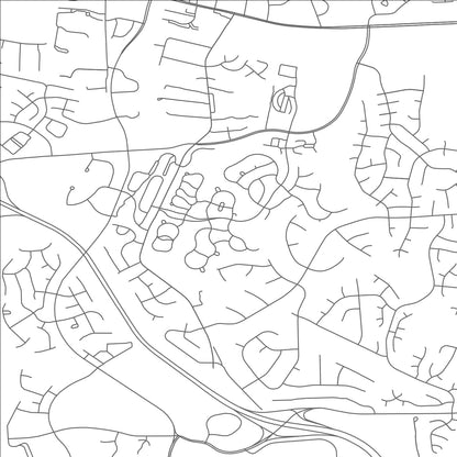 ROAD MAP OF MIDLOTHIAN, VIRGINIA BY MAPBAKES