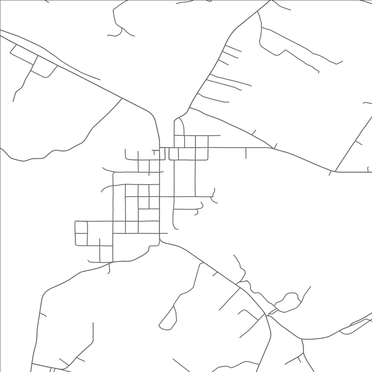 ROAD MAP OF MINERAL, VIRGINIA BY MAPBAKES