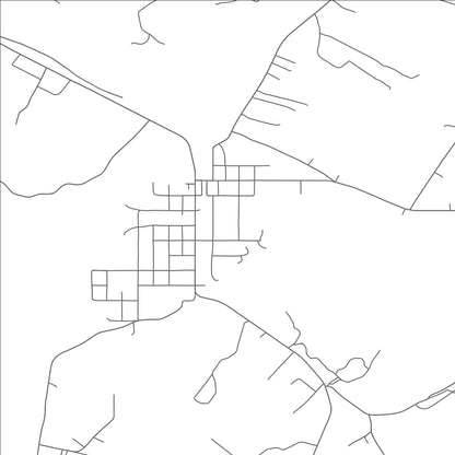 ROAD MAP OF MINERAL, VIRGINIA BY MAPBAKES