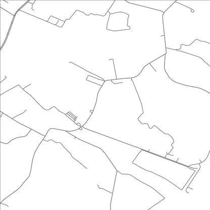 ROAD MAP OF MODEST TOWN, VIRGINIA BY MAPBAKES