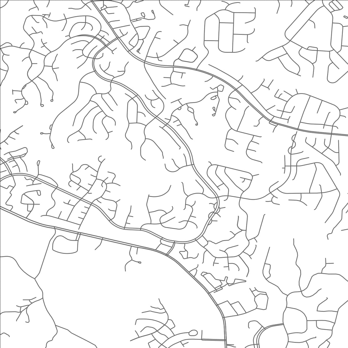ROAD MAP OF MONTCLAIR, VIRGINIA BY MAPBAKES