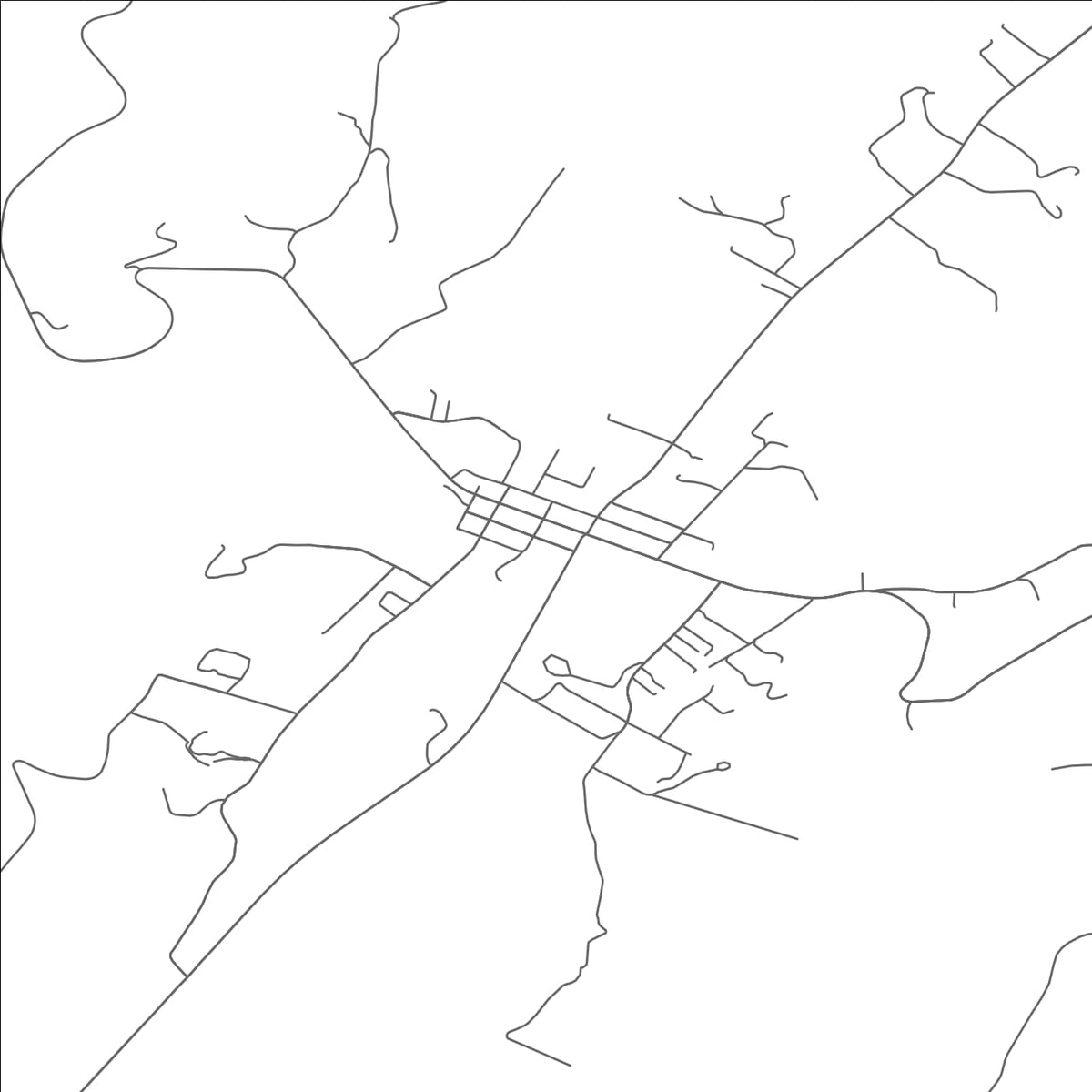 ROAD MAP OF MONTEREY, VIRGINIA BY MAPBAKES