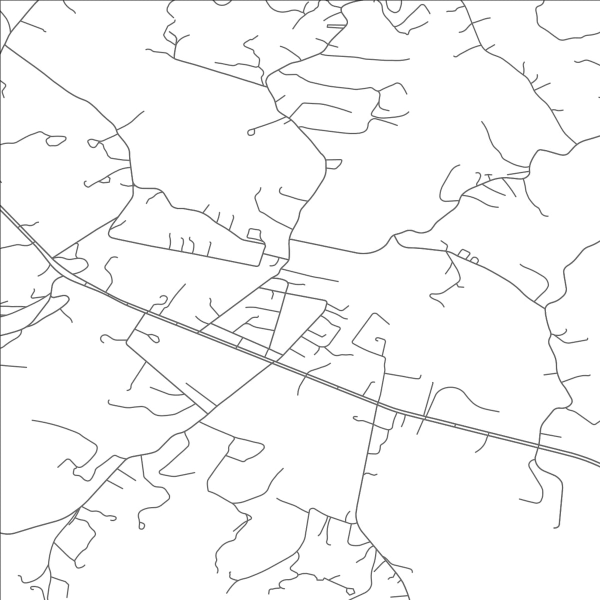 ROAD MAP OF MONTVALE, VIRGINIA BY MAPBAKES