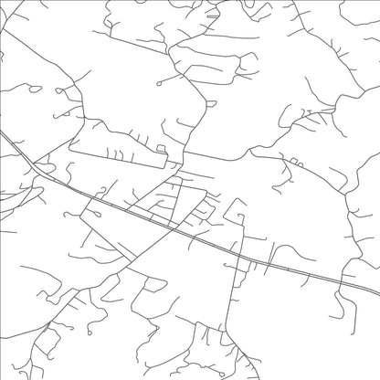 ROAD MAP OF MONTVALE, VIRGINIA BY MAPBAKES