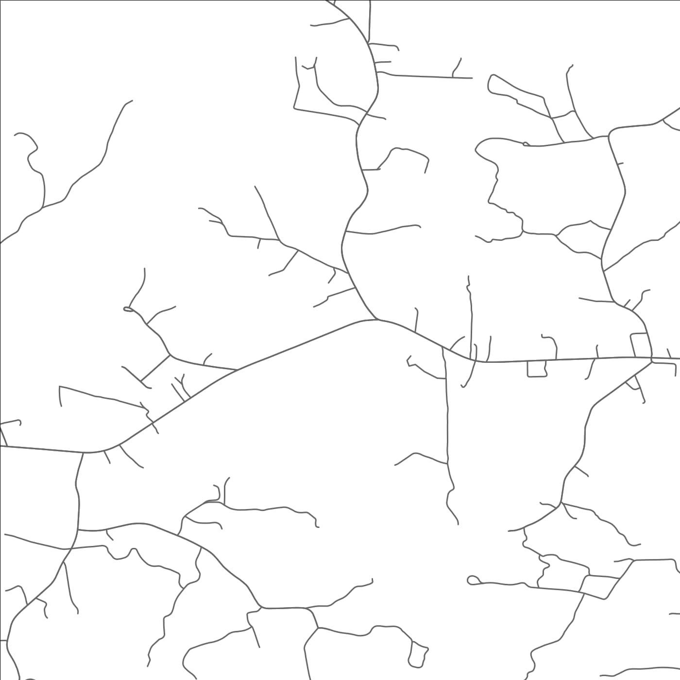 ROAD MAP OF MOUNTAIN ROAD, VIRGINIA BY MAPBAKES