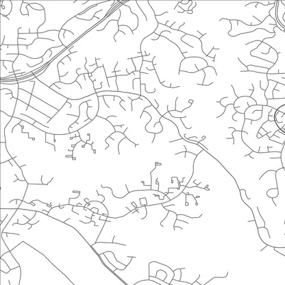 ROAD MAP OF NEWINGTON FOREST, VIRGINIA BY MAPBAKES