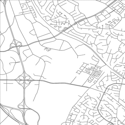 ROAD MAP OF OAK GROVE, VIRGINIA BY MAPBAKES