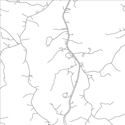 ROAD MAP OF OAK LEVEL, VIRGINIA BY MAPBAKES