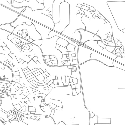 ROAD MAP OF ONE LOUDOUN, VIRGINIA BY MAPBAKES