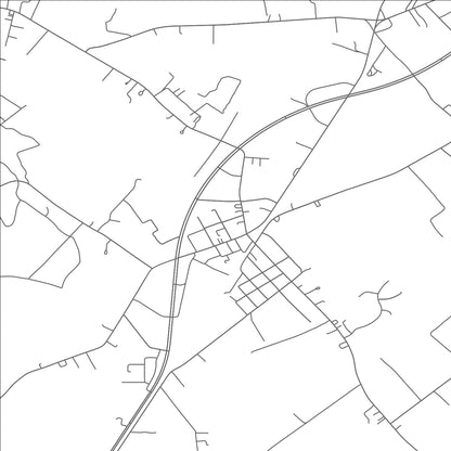 ROAD MAP OF ONLEY, VIRGINIA BY MAPBAKES