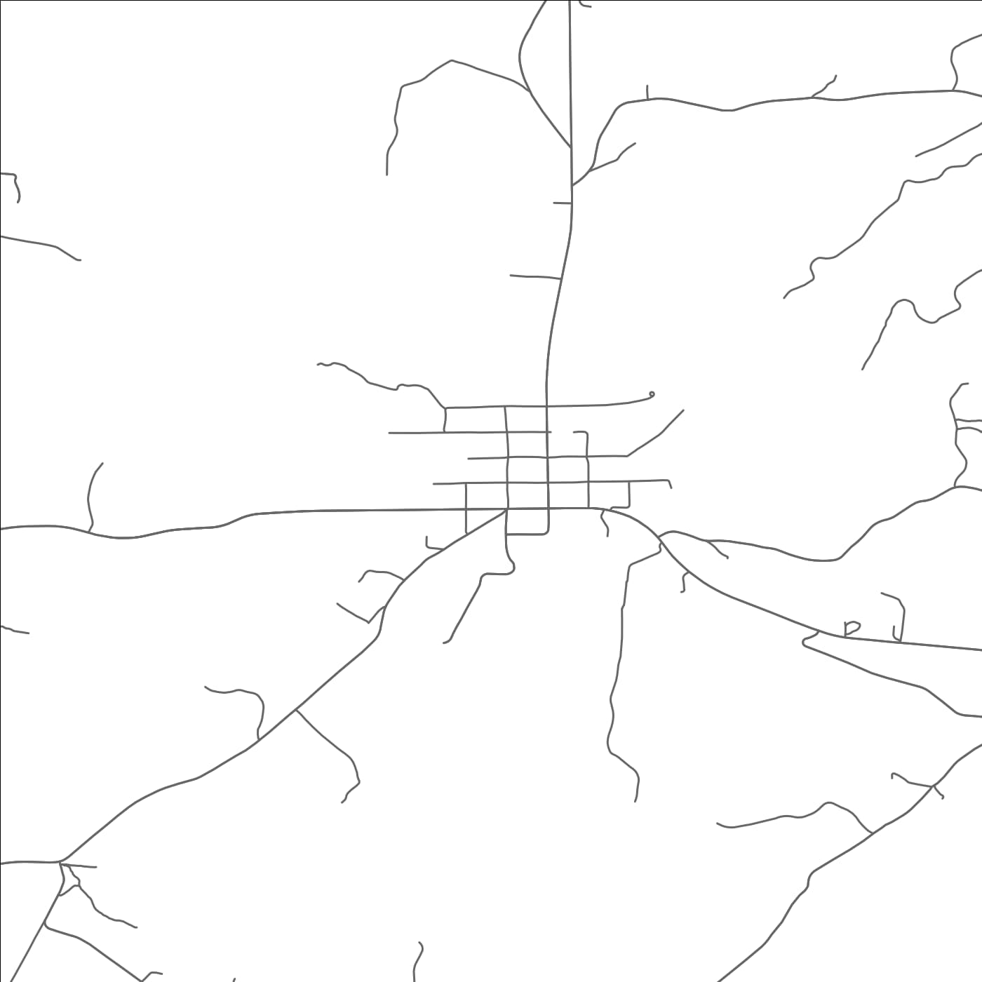 ROAD MAP OF PHENIX, VIRGINIA BY MAPBAKES