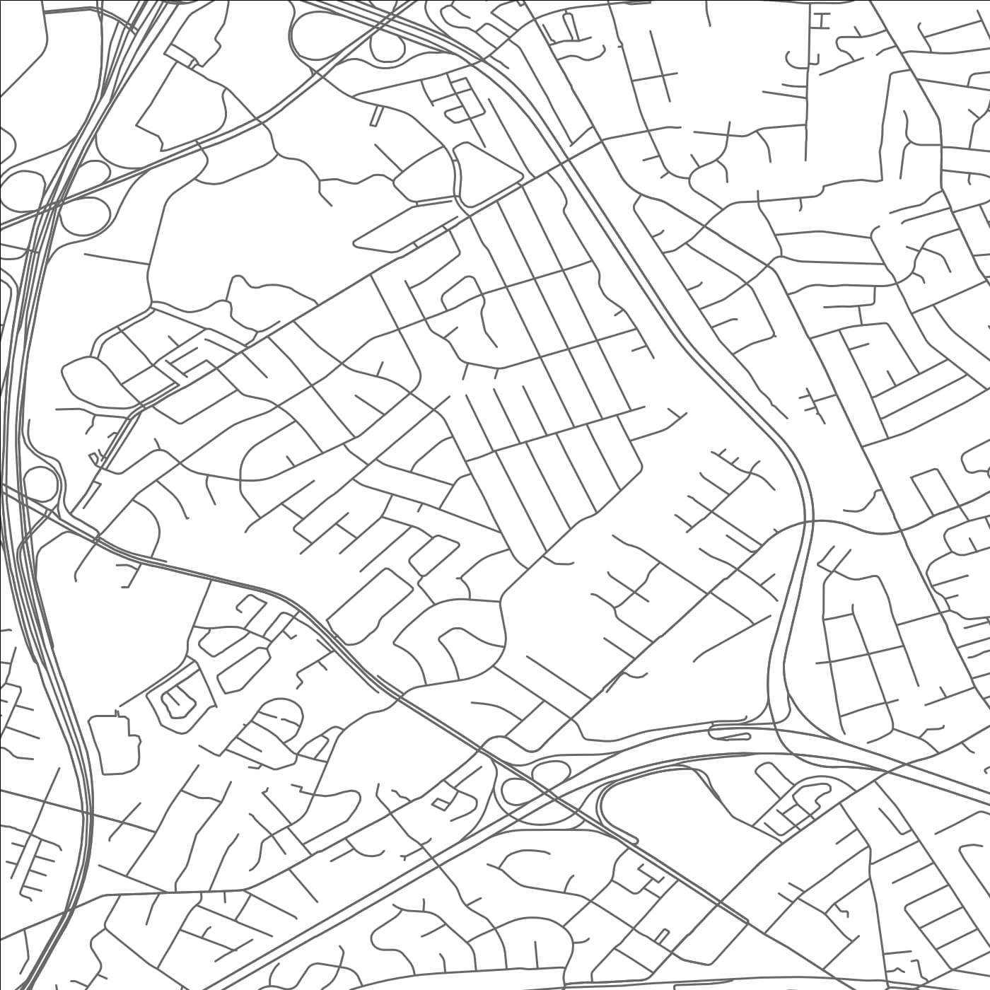 ROAD MAP OF PIMMIT HILLS, VIRGINIA BY MAPBAKES