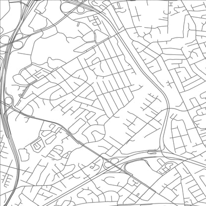 ROAD MAP OF PIMMIT HILLS, VIRGINIA BY MAPBAKES