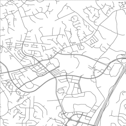 ROAD MAP OF POTOMAC MILLS, VIRGINIA BY MAPBAKES