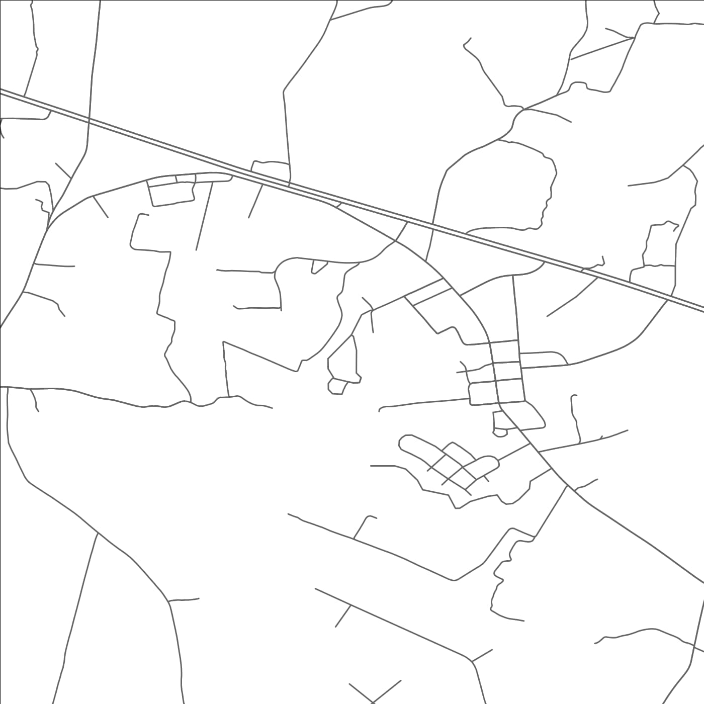 ROAD MAP OF POWHATAN, VIRGINIA BY MAPBAKES