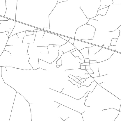 ROAD MAP OF POWHATAN, VIRGINIA BY MAPBAKES