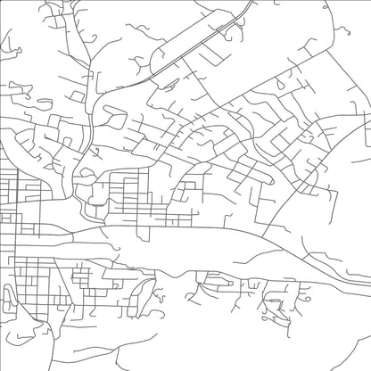 ROAD MAP OF PULASKI, VIRGINIA BY MAPBAKES