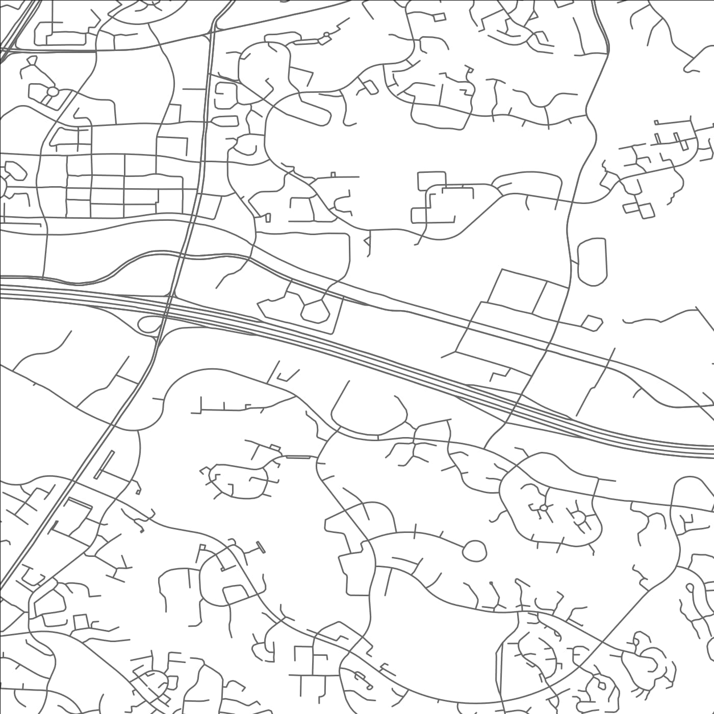 ROAD MAP OF RESTON, VIRGINIA BY MAPBAKES