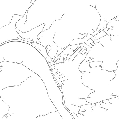 ROAD MAP OF RICH CREEK, VIRGINIA BY MAPBAKES