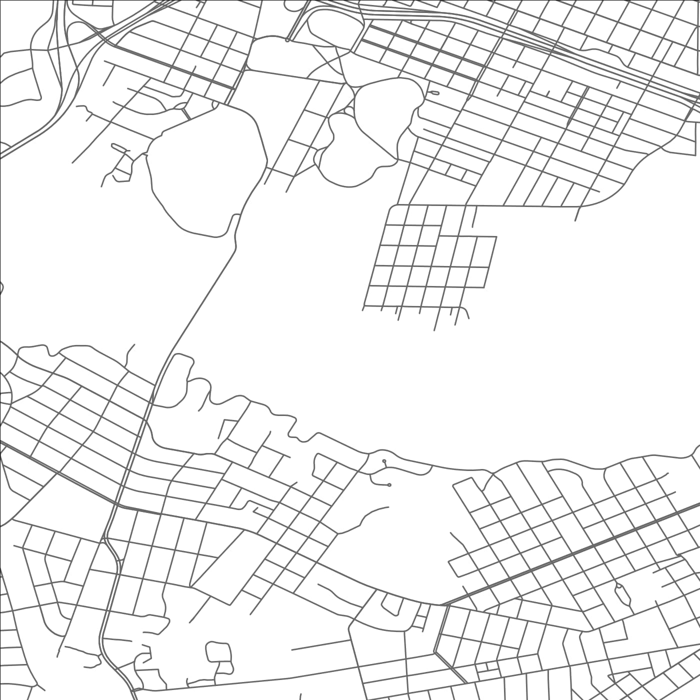 ROAD MAP OF RICHMOND, VIRGINIA BY MAPBAKES