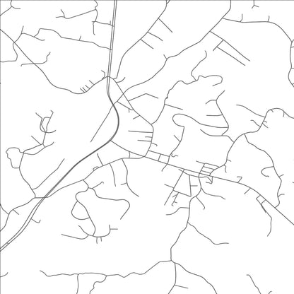 ROAD MAP OF RIDGEWAY, VIRGINIA BY MAPBAKES