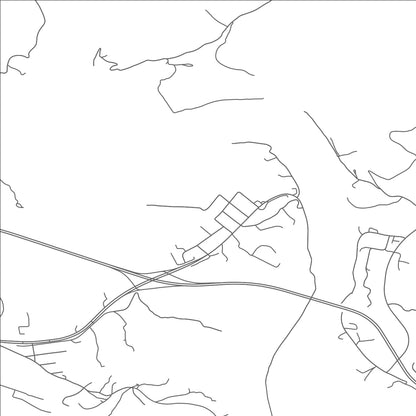 ROAD MAP OF RIPPLEMEAD, VIRGINIA BY MAPBAKES