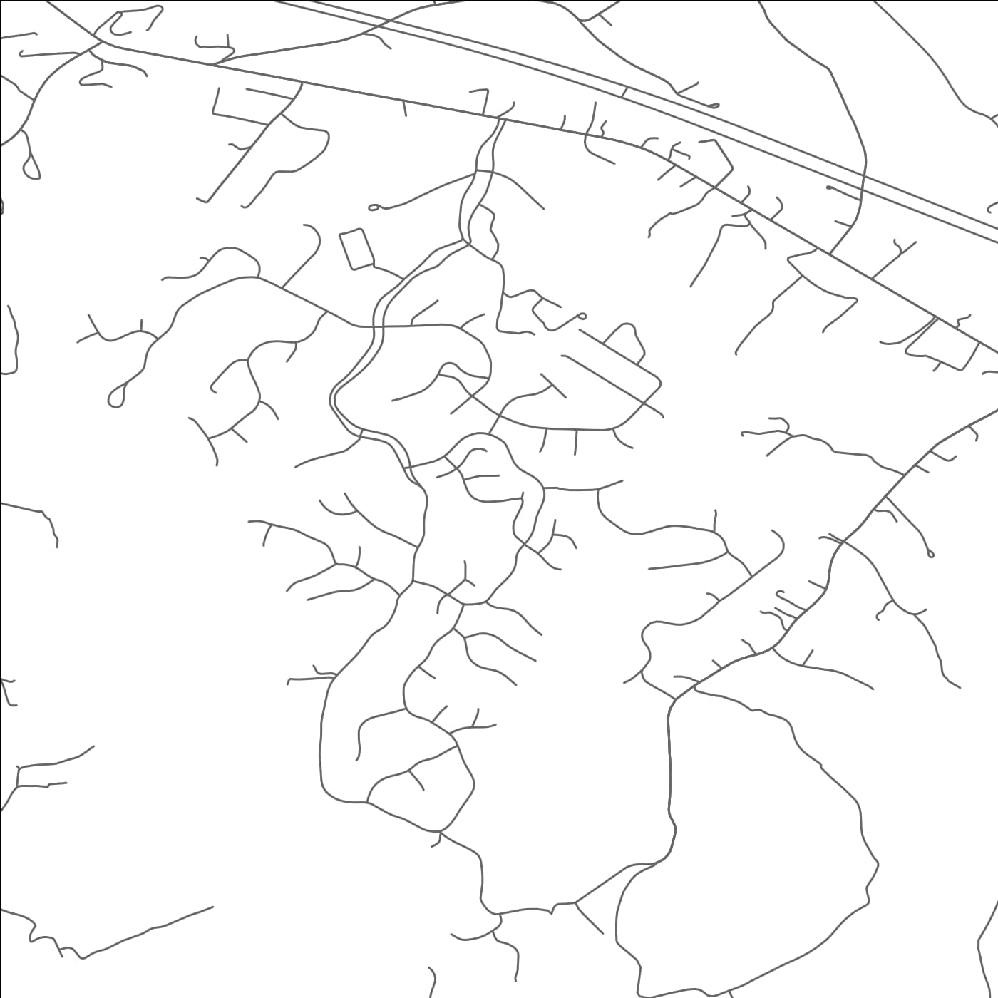 ROAD MAP OF RIVANNA, VIRGINIA BY MAPBAKES