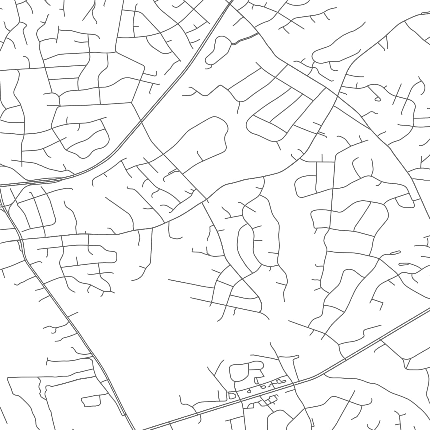 ROAD MAP OF ROCKWOOD, VIRGINIA BY MAPBAKES