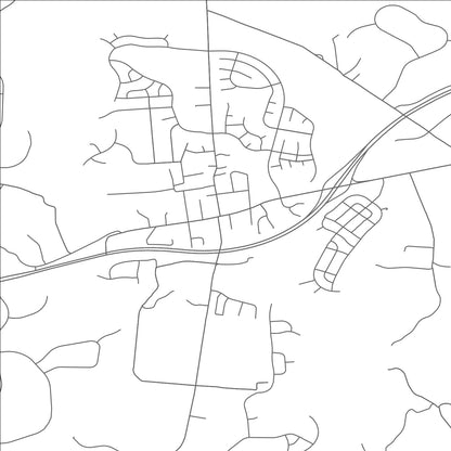 ROAD MAP OF ROUND HILL, VIRGINIA BY MAPBAKES