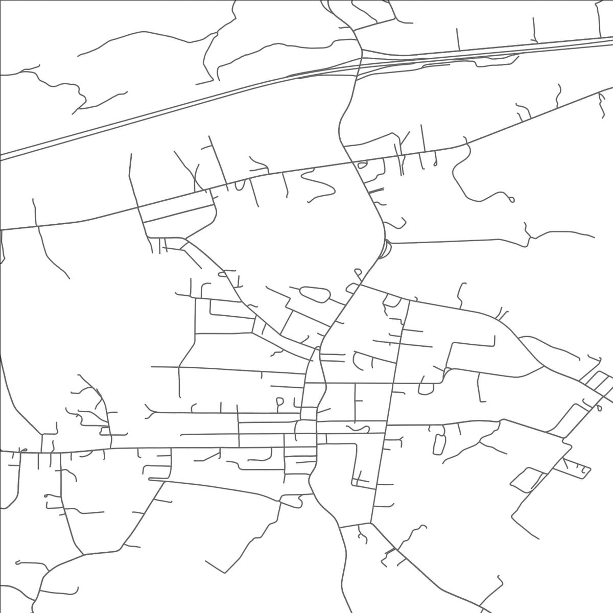 ROAD MAP OF RURAL RETREAT, VIRGINIA BY MAPBAKES