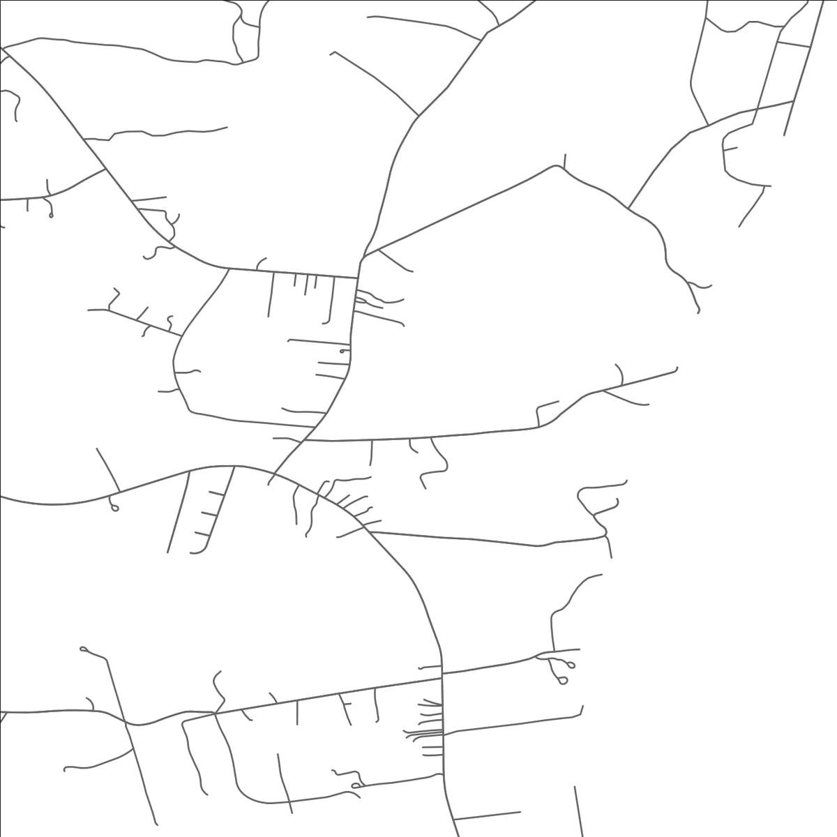 ROAD MAP OF RUSHMERE, VIRGINIA BY MAPBAKES