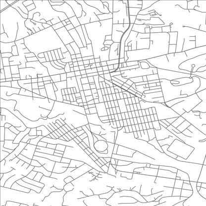 ROAD MAP OF SALEM, VIRGINIA BY MAPBAKES
