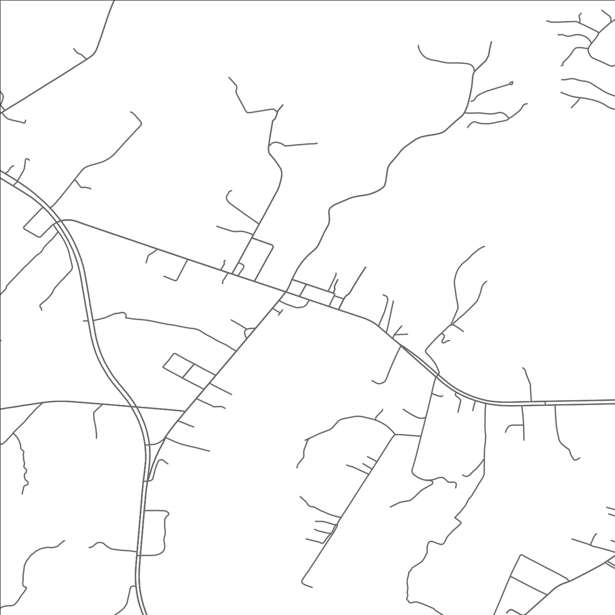 ROAD MAP OF SALUDA, VIRGINIA BY MAPBAKES