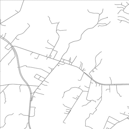 ROAD MAP OF SALUDA, VIRGINIA BY MAPBAKES