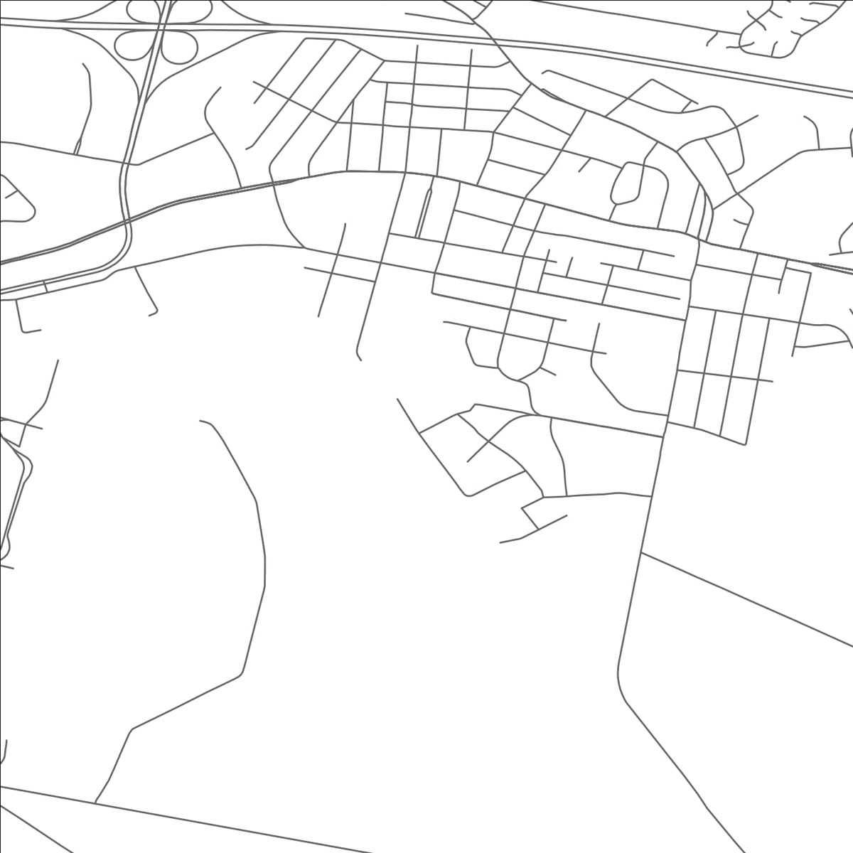 ROAD MAP OF SANDSTON, VIRGINIA BY MAPBAKES