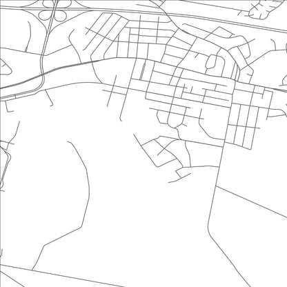 ROAD MAP OF SANDSTON, VIRGINIA BY MAPBAKES