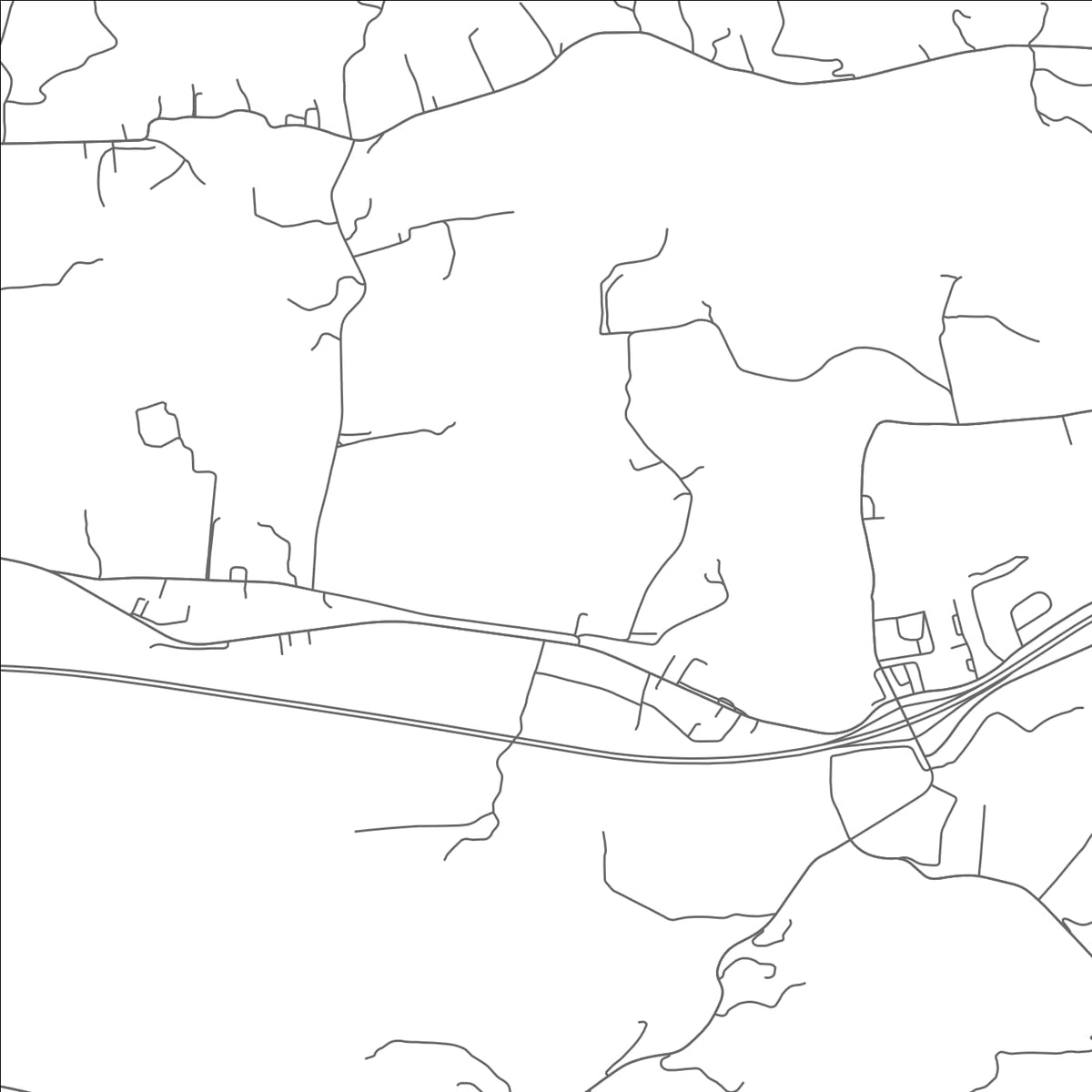 ROAD MAP OF SEVEN MILE FORD, VIRGINIA BY MAPBAKES