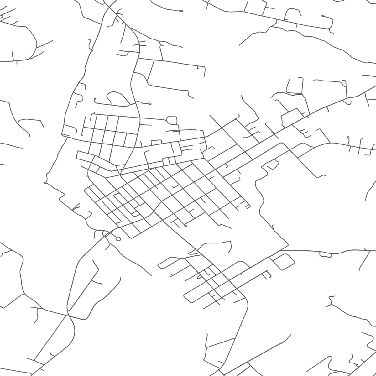 ROAD MAP OF SHENANDOAH, VIRGINIA BY MAPBAKES